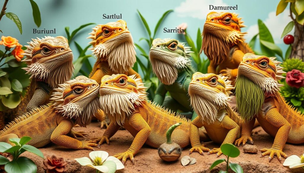 Bearded dragon names related to beards