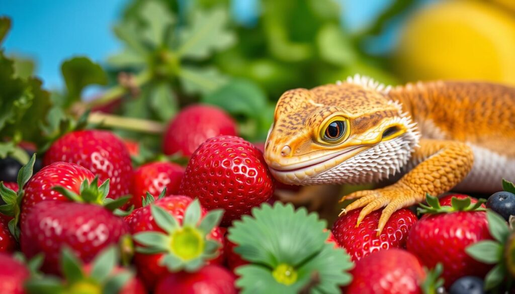 Strawberry nutrition for beardies