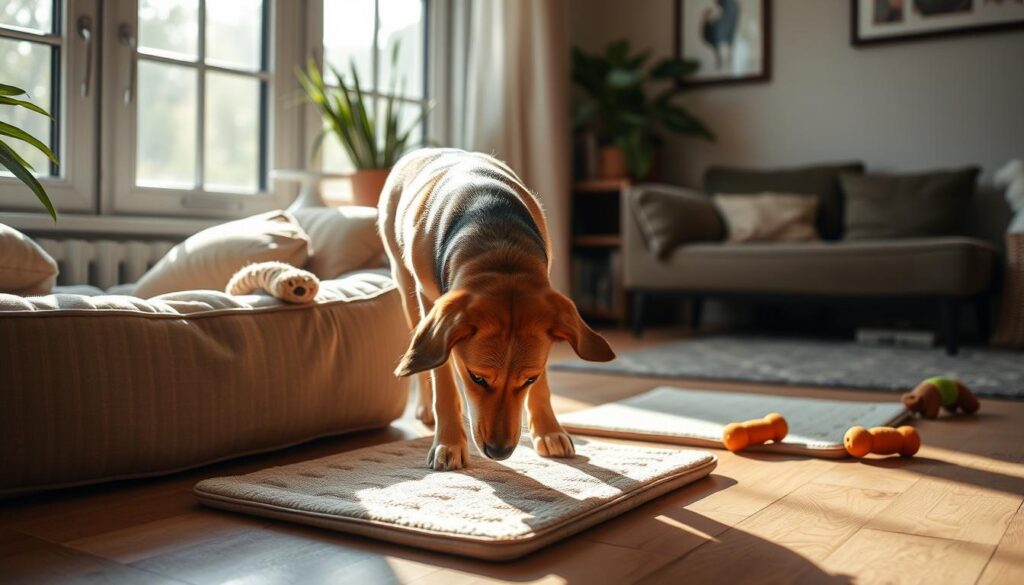 adult dog house training