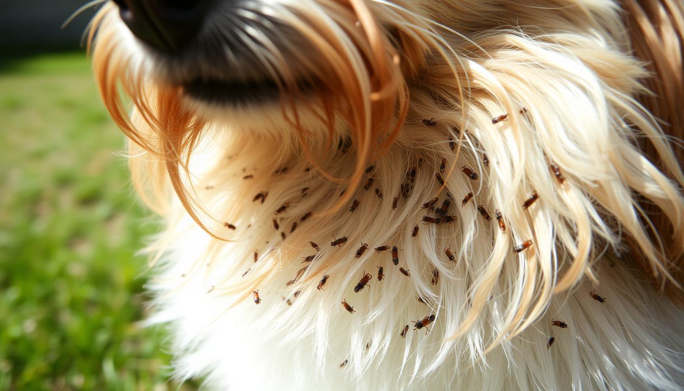 dirt fleas on dogs