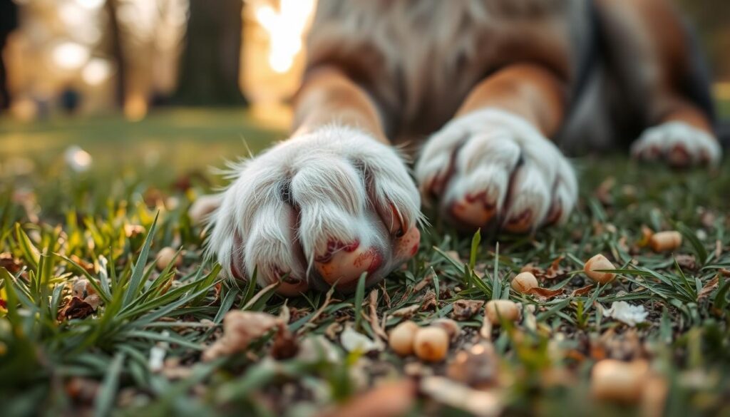 environmental irritants dog paws