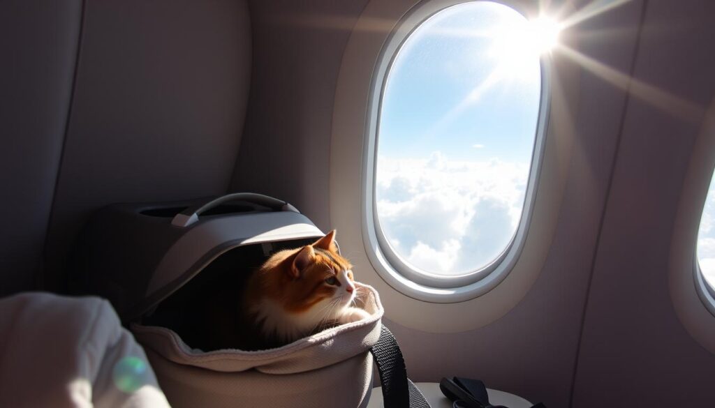 flying with a cat for the first time